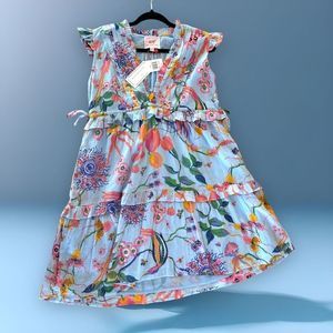 BANJANAN CHANDRA Cool Blue Dress Size M